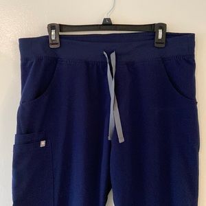 Navy Figs Scrub Pants